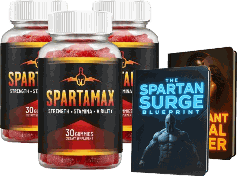 Three bottles of Spartamax with two bonus guides