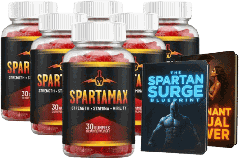 Six bottles of Spartamax with two bonus guides